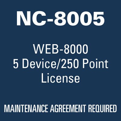 NC-8005 | WEB- 8000 5 DEVICE CORE & 250 POINTS. MAINTENANCE AGGREEMENT ...