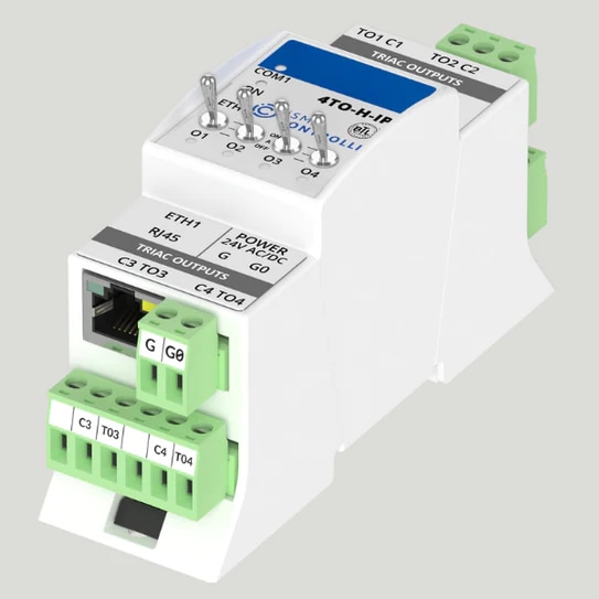 iSMA-B-4TO-H-IP | I/O module with Modbus TCP/IP (with built in Modbus ...
