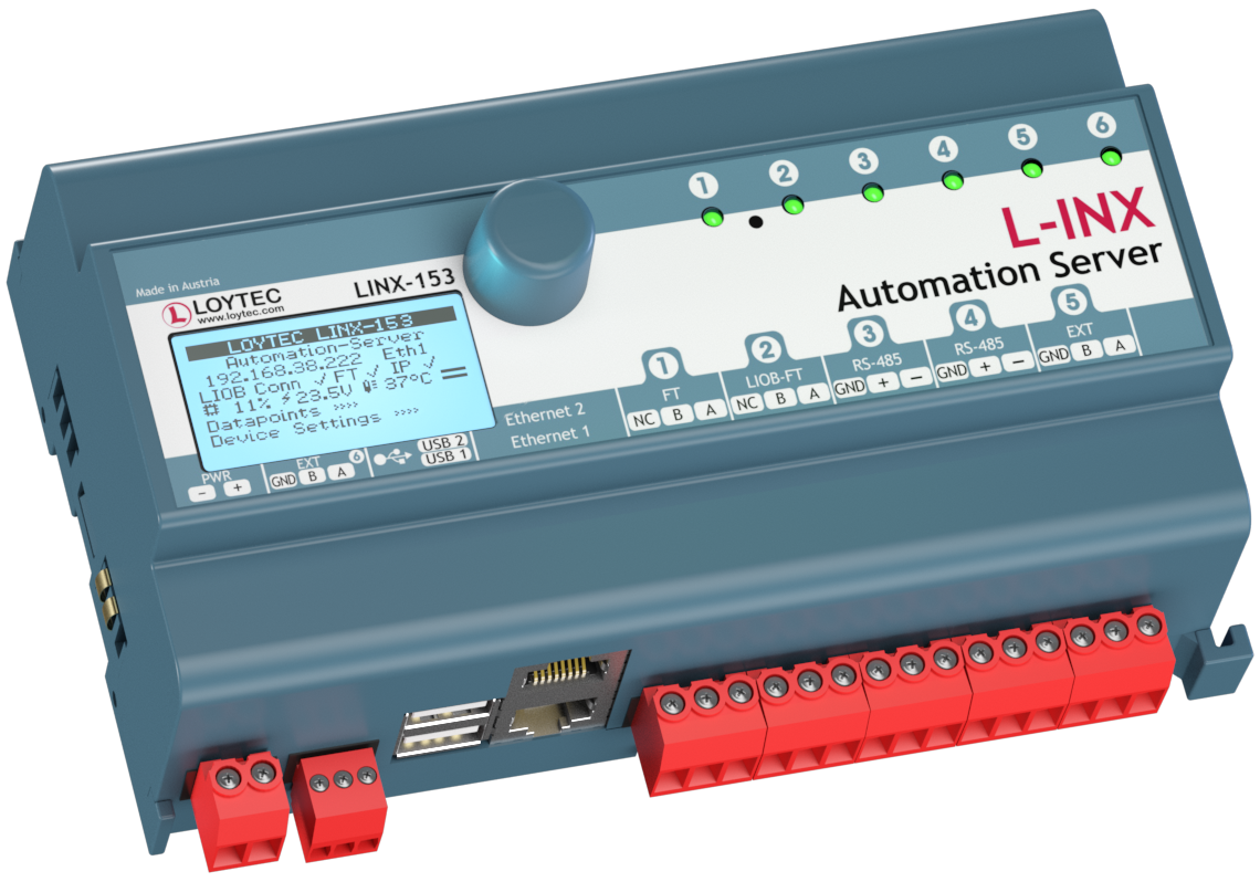 LINX-153 | LINX-153 Automation Server expandable with up to 24 I/O modules via