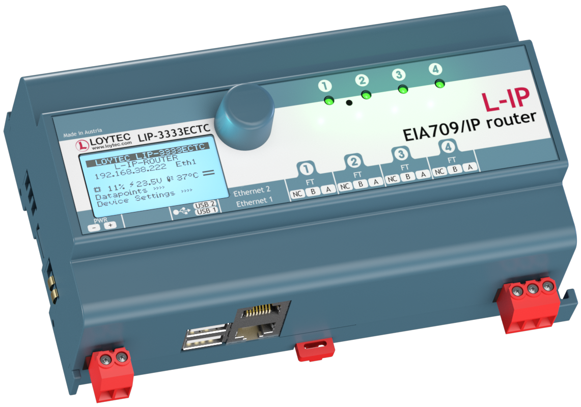 Lip Router LIP-3333ECTC | LIP-3333ECTC - L-IP - IP router - 4x FT10