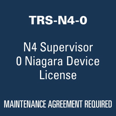 TRS-N4-0 | N4 SPRVSR WITH 0 NIAGARA NETWO RK CONN - FOR MANAGING IP FIEL D DEVICES ONLY.